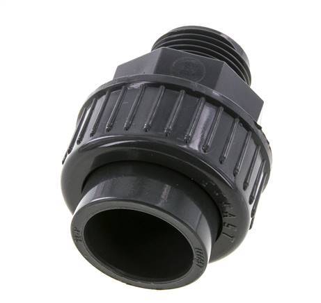 PVC Union Fitting Female Socket 32mm x Male R 1'' FKM