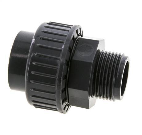 PVC Union Fitting Female Socket 32mm x Male R 1'' FKM