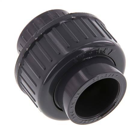 PVC Union Fitting Socket 25x54mm EPDM [2 Pieces]