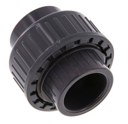 PVC Union Fitting Socket 25x54mm EPDM [2 Pieces]