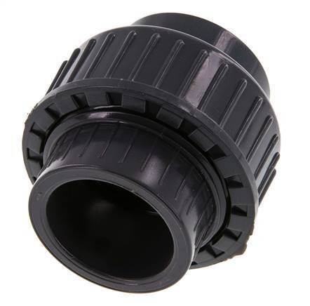 PVC Union Fitting Socket 32x61mm FKM