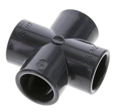 PVC Cross Fitting Socket 25x34mm