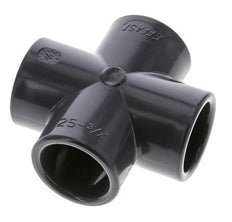 PVC Cross Fitting Socket 25x34mm