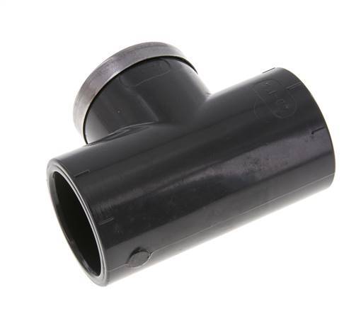 PVC Tee Fitting Female Socket 40mm x Female Rp1-1/4''