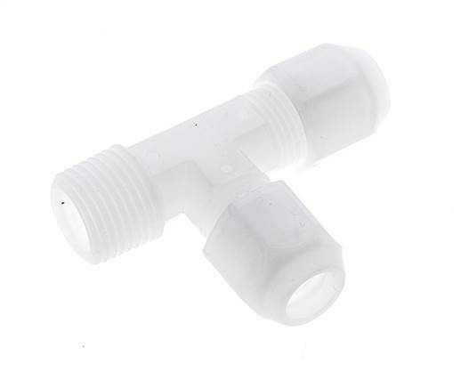 8x10mm PVDF T-Shape Hose Fitting 10bar/145psi