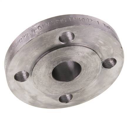 Welding Neck Flange DN25-PN40 33.7mm Black Steel DIN 2635 And EN 1092-1 (Type 11)