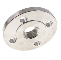 Threaded Flange DN100-PN16 Rp 4'' Stainless Steel 1.4571 DIN 2566 And EN 1092-1 (Type 13)