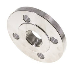 Threaded Flange DN65-PN16 Rp 2-1/2'' Stainless Steel 1.4571 DIN 2566