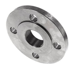 Threaded Flange DN40-PN16 Rp 1-1/2'' Stainless Steel 1.4571 DIN 2566