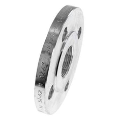 Threaded Flange DN150-PN16 Rp 6'' Zinc-Plated Steel DIN 2566 And EN 1092-1 (Type 13)