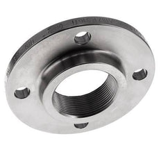 Threaded Flange DN80-PN6 Rp 3'' Stainless Steel 1.4571 DIN 2565 And EN 1092-1 (Type 13)