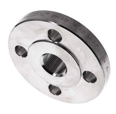 Threaded Flange DN20-PN40 Rp 3/4'' Stainless Steel 1.4571 DIN 2567 And EN 1092-1 (Type 13)