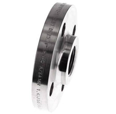 Threaded Flange DN25-PN40 Rp 1'' Stainless Steel 1.4571 DIN 2567 And EN 1092-1 (Type 13)