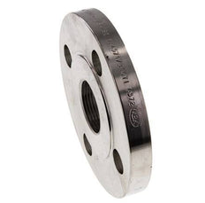 Threaded Flange DN25-PN16 (EN) Rp 1'' Stainless Steel 1.4571 EN 1092-1 (type 13)