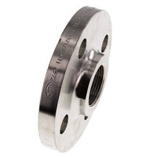 Threaded Flange DN25-PN16 (EN) Rp 1'' Stainless Steel 1.4571 EN 1092-1 (type 13)