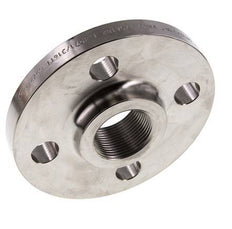 Threaded Flange DN15-PN16 (EN) Rp 1/2'' Stainless Steel 1.4571 EN 1092-1 (type 13)