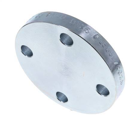 Blind Flange DN25-PN160 Zinc-Plated Steel DIN 2527 And EN 1092-1 (Type 05)