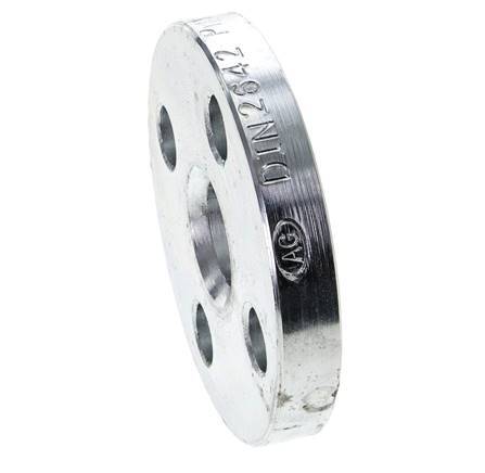 Loose Flange DN15-PN10 Galvanized Steel Solid Material DIN 2642