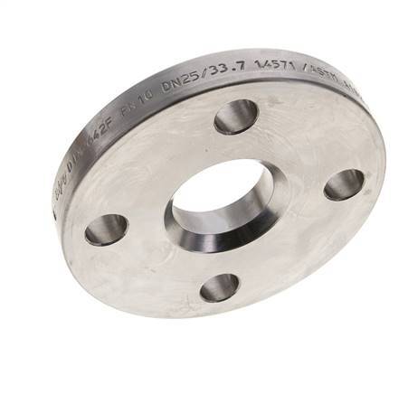 Loose Flange DN25-PN10 Stainless Steel 1.4571 DIN 2642 Full Material