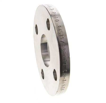 Loose Flange DN150-PN10 Stainless Steel 1.4571 Full Material DIN 2642 And EN 1092-1 (Type 02)