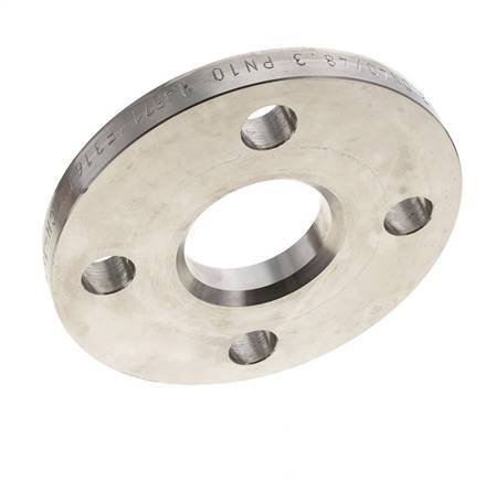 Loose Flange DN80-PN10 Stainless Steel 1.4571 Full Material DIN 2642 And EN 1092-1 (Type 02)