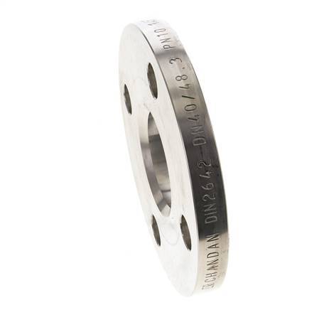 Loose Flange DN80-PN10 Stainless Steel 1.4571 Full Material DIN 2642 And EN 1092-1 (Type 02)