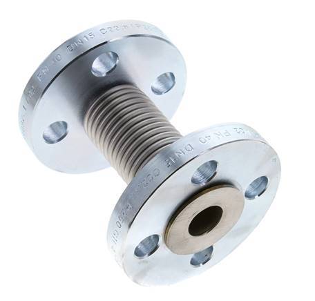 Flanged Stainless Steel Expansion Joint DN15-PN16 (EN)