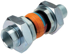 Threaded Rubber Expansion Joint DN40 R 1-1/2'' (Male)-G 1-1/2'' (Female) NBR
