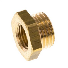 Mamelon réducteur en laiton M14x1.5 mâle x M10x1 femelle 16bar (232psi) [2 pièces]