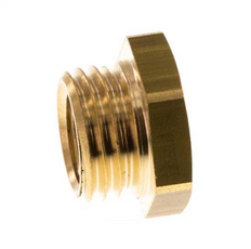 Mamelon réducteur en laiton M14x1.5 mâle x M10x1 femelle 16bar (232psi) [2 pièces]