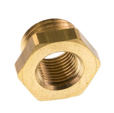 Mamelon réducteur en laiton M14x1.5 mâle x M10x1 femelle 16bar (232psi) [2 pièces]