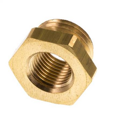Mamelon réducteur en laiton M14x1.5 mâle x M10x1 femelle 16bar (232psi) [2 pièces]