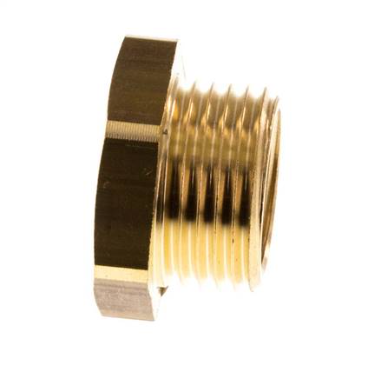 Mamelon réducteur en laiton M18x1.5 mâle x M14x1.5 femelle 16bar (232psi) [2 pièces]