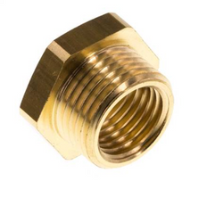 Mamelon réducteur en laiton M18x1.5 mâle x M14x1.5 femelle 16bar (232psi) [2 pièces]