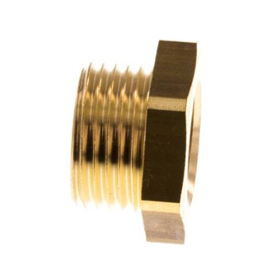 Mamelon réducteur en laiton M18x1.5 mâle x M14x1.5 femelle 16bar (232psi) [2 pièces]