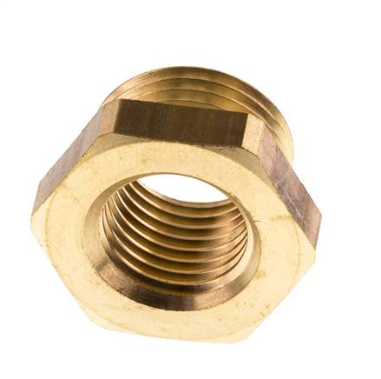 Mamelon réducteur en laiton M18x1.5 mâle x M14x1.5 femelle 16bar (232psi) [2 pièces]