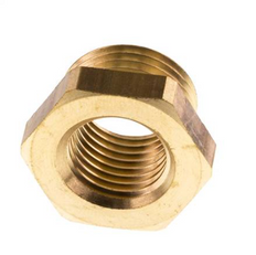 Mamelon réducteur en laiton M18x1.5 mâle x M14x1.5 femelle 16bar (232psi) [2 pièces]