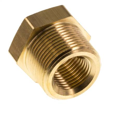 Mamelon réducteur en laiton M24x1.5 mâle x M16x1.5 femelle 16bar (232psi)