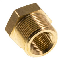 Mamelon réducteur en laiton M24x1.5 mâle x M16x1.5 femelle 16bar (232psi)