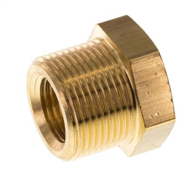 Mamelon réducteur en laiton M24x1.5 mâle x M16x1.5 femelle 16bar (232psi)