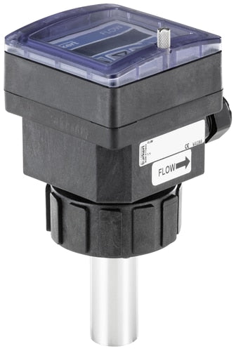 Débitmètre électromagnétique à insertion, capteur en acier inoxydable, sonde courte, avec affichage - Bürkert 8045 - 561033