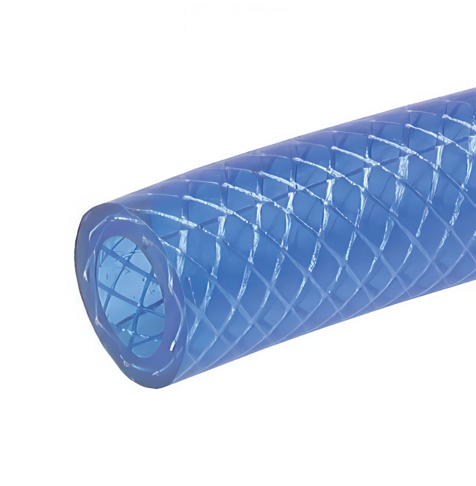 PVC universal liquid hose 19x26 mm 3 m Blue colour food-grade