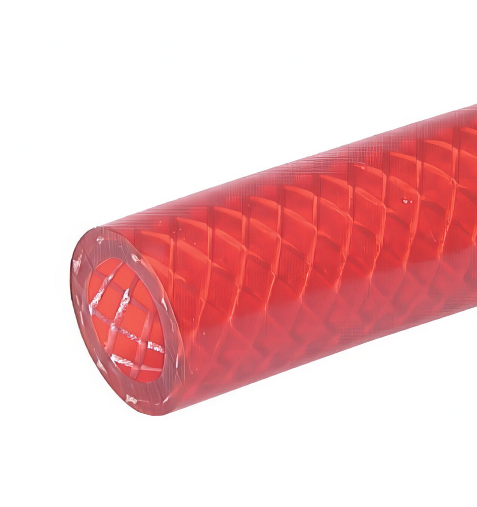 PVC universal liquid hose 9x15 mm 25 m Red colour food-grade