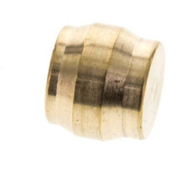 12mm Brass Closing Plug for Compression Ring Fittings 75 Bar DIN EN 1254-2 [2 Pieces]