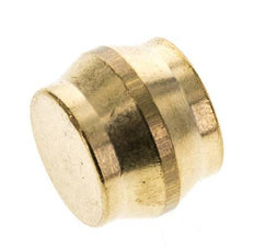 16mm Brass Closing Plug for Compression Ring Fittings 76 Bar DIN EN 1254-2 [2 Pieces]