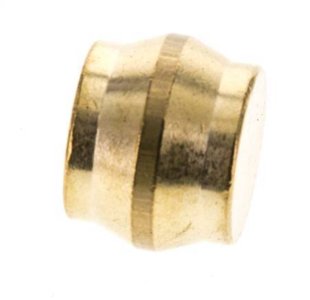 16mm Brass Closing Plug for Compression Ring Fittings 76 Bar DIN EN 1254-2 [2 Pieces]