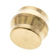 16mm Brass Closing Plug for Compression Ring Fittings 76 Bar DIN EN 1254-2 [2 Pieces]