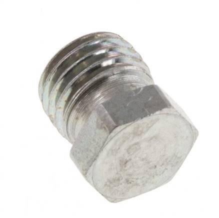 Bouchon de fermeture en acier zingué 6L pour tubes 315 Bar DIN 2353 [2 Pièces].