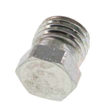 Bouchon de fermeture en acier zingué 6L pour tubes 315 Bar DIN 2353 [2 Pièces].