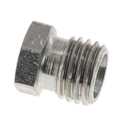 6L Zinc plated Steel Closing Plug for Tubes 315 Bar DIN 2353 [2 Pieces]